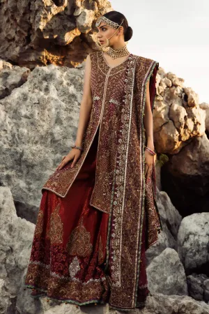 Maroon Bridal Lehnga Shirt for Wedding #C2070