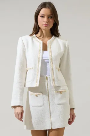 Martha White Tweed Blazer