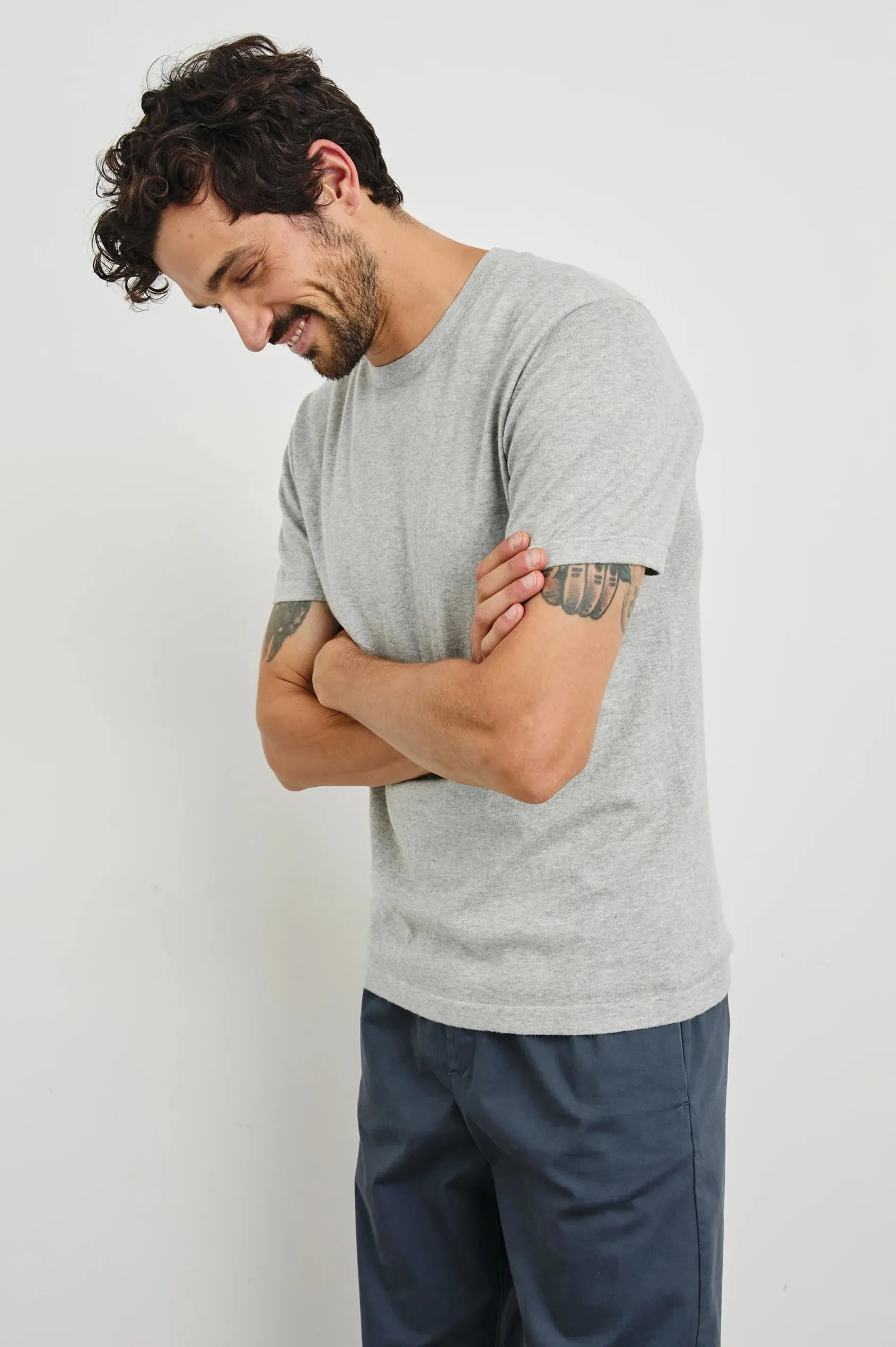 Mason Cashmere Blend Short Sleeve Knit