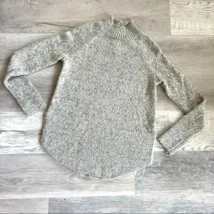 Max Studio button back turtleneck sweater