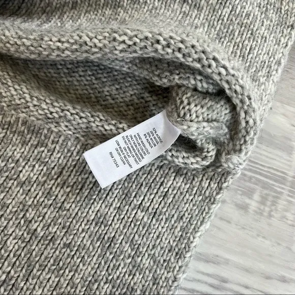 Max Studio button back turtleneck sweater