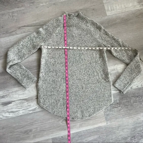 Max Studio button back turtleneck sweater