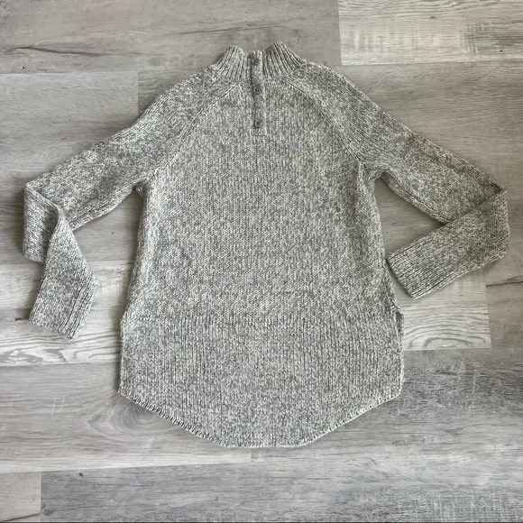 Max Studio button back turtleneck sweater