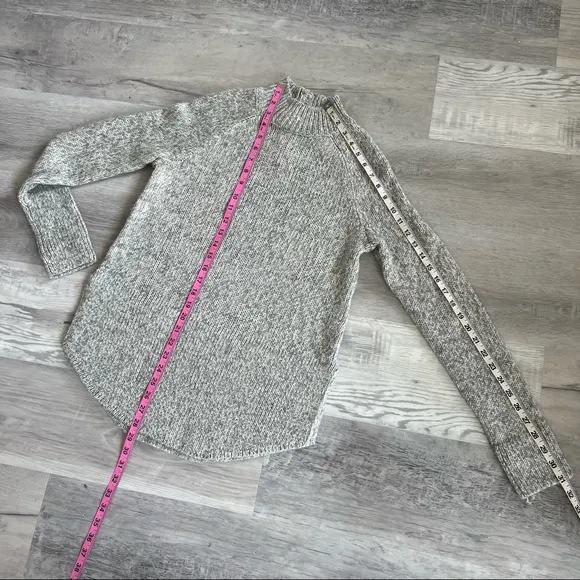 Max Studio button back turtleneck sweater