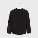 Mayoral Girls Black Cable Knit Sweater: Sizes 8 to 18