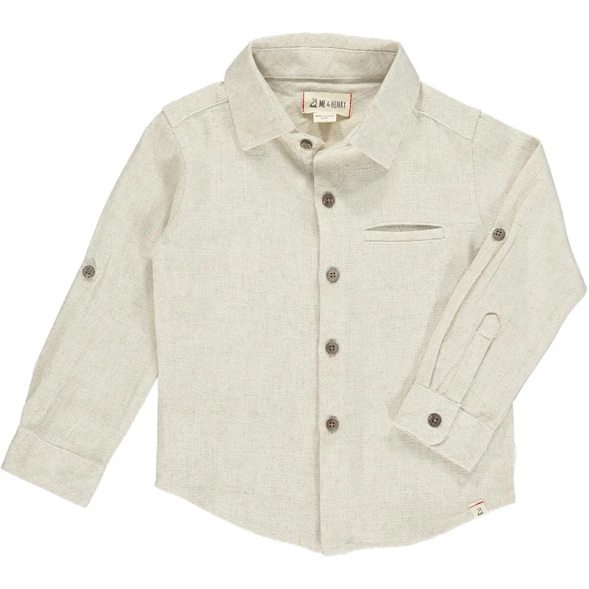 Me & Henry Atwood Woven Shirt - Cream