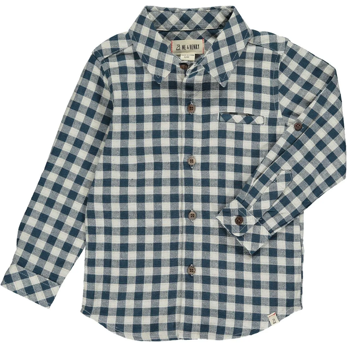 Me & Henry Atwood Woven Shirt - Navy Plaid