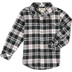 Me & Henry Black / Red / White Atwood Woven Plaid Shirt