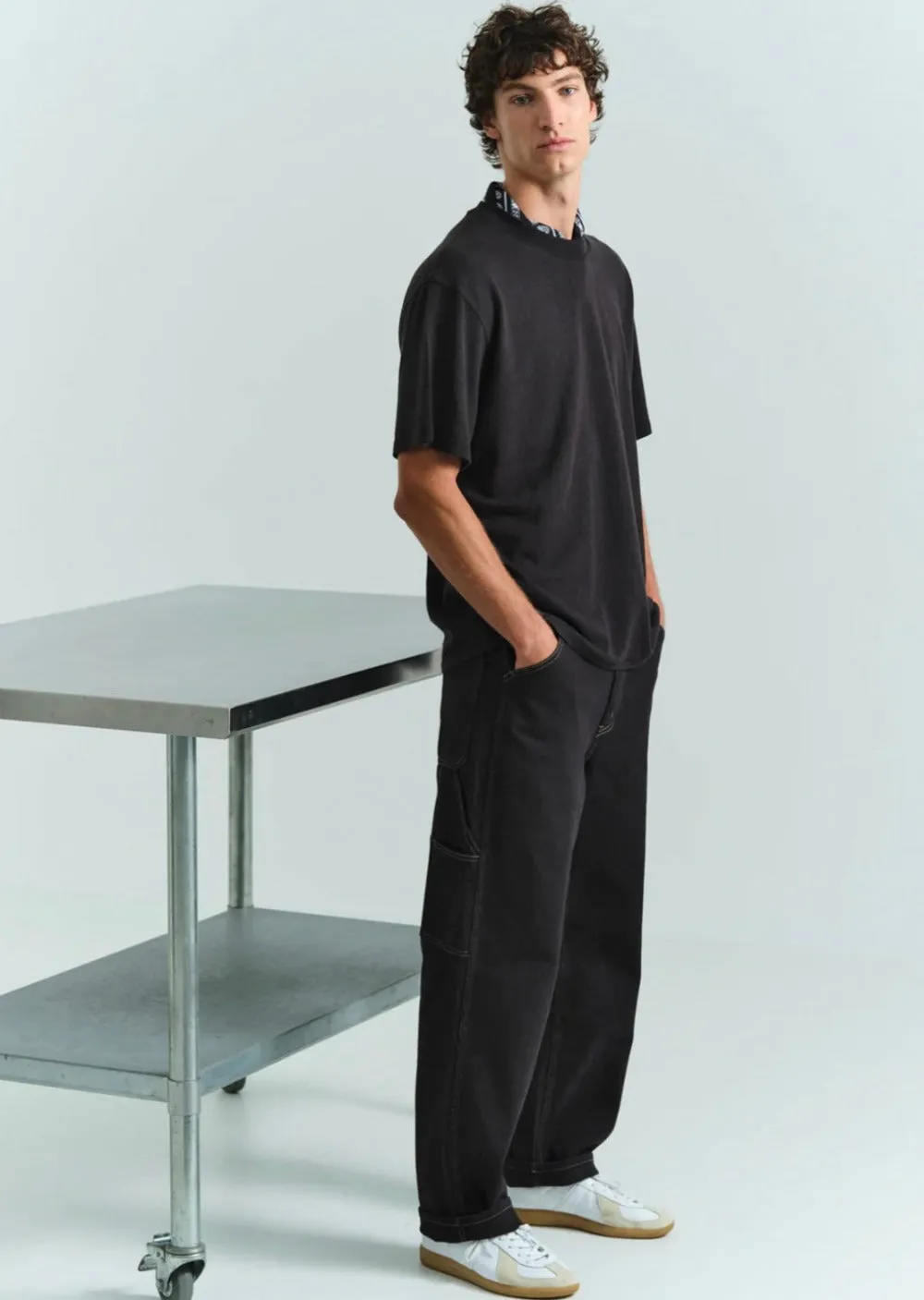 Mens Carpenter Pant Vintage Black