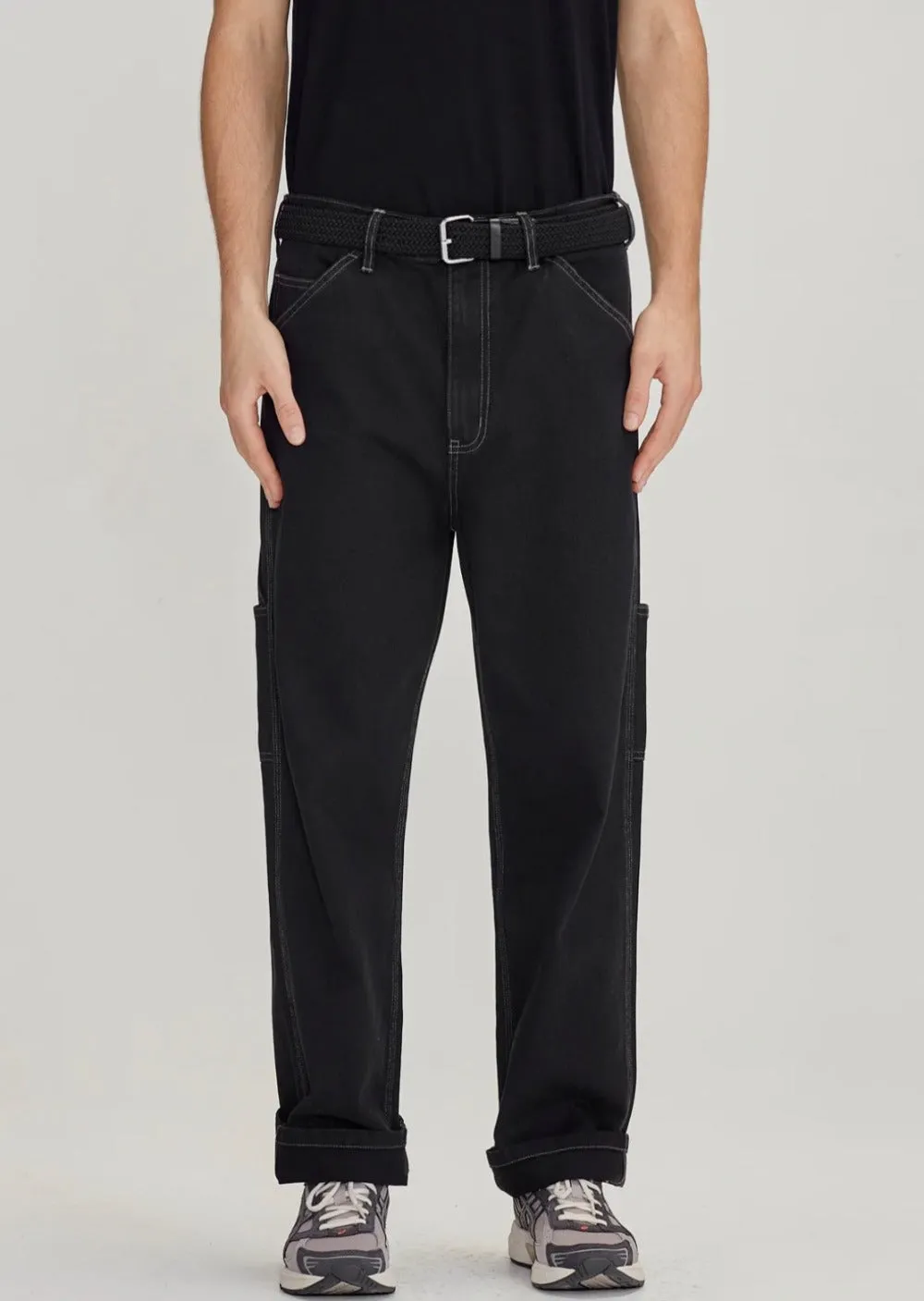 Mens Carpenter Pant Vintage Black