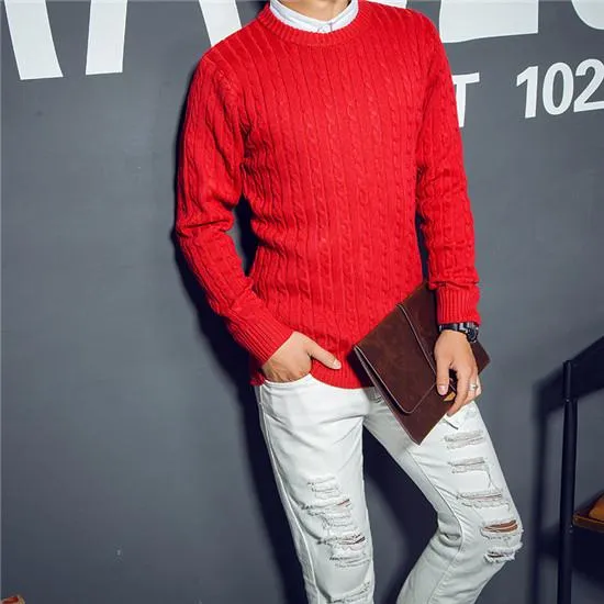 Men's Cashmere Wool Sweater