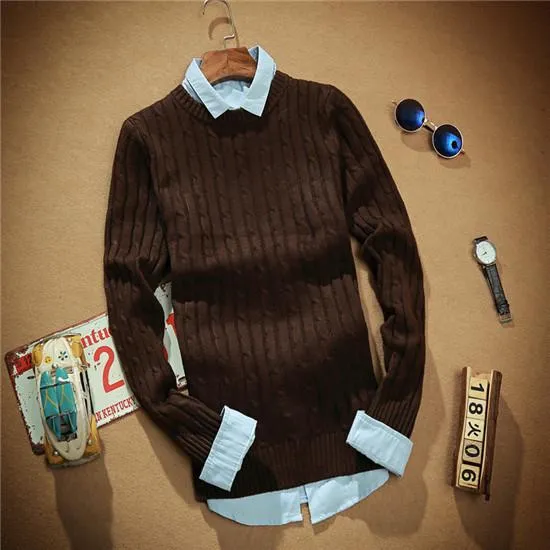 Men's Cashmere Wool Sweater