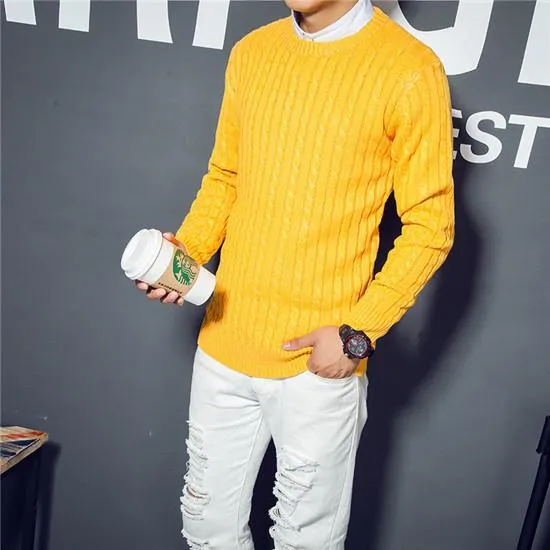 Men's Cashmere Wool Sweater