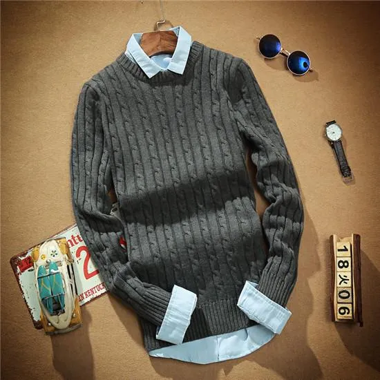 Men's Cashmere Wool Sweater
