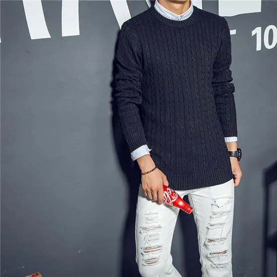 Men's Cashmere Wool Sweater