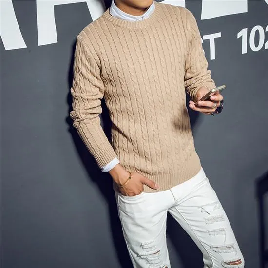 Men's Cashmere Wool Sweater