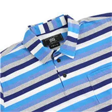 Men's  Casual  Striped  Button  Up  Short  Sleeve  Sports  Pocket  T  shirt