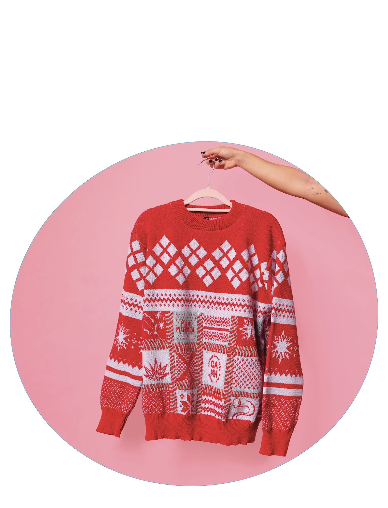 Merry Microdosing Ugly Holiday Sweater