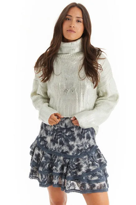 Metallic Pullover