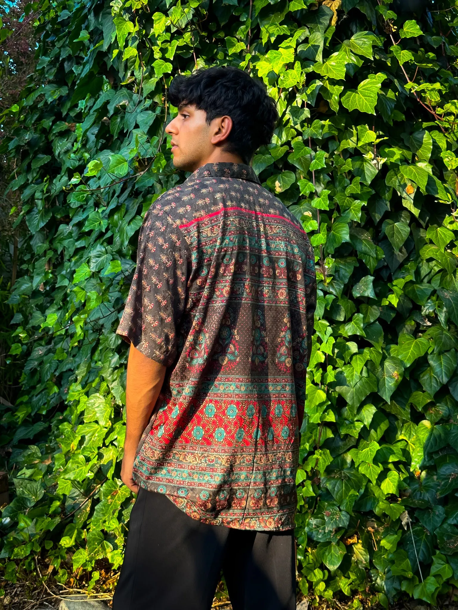 Midnight Forrest Button-Up
