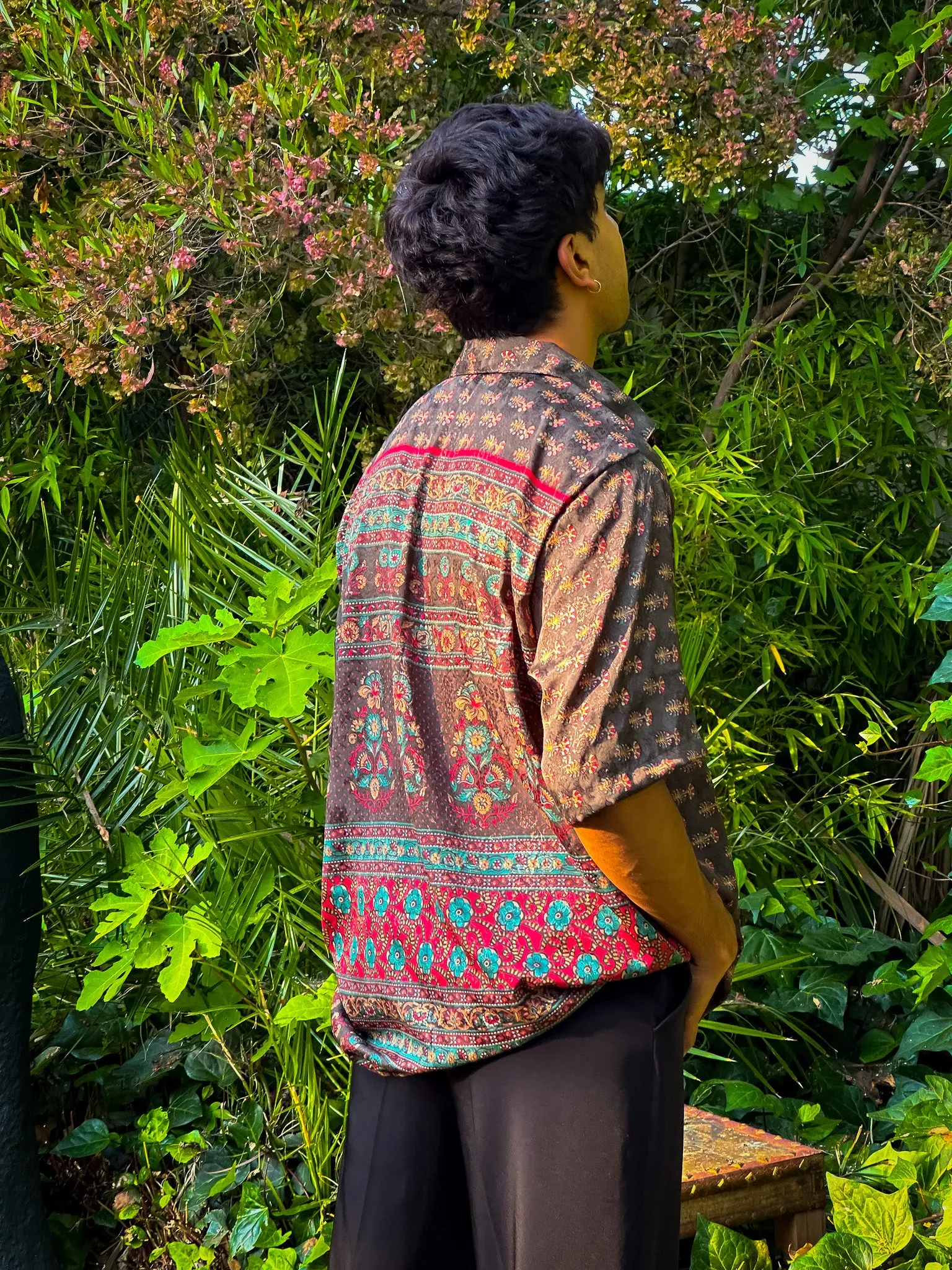 Midnight Forrest Button-Up