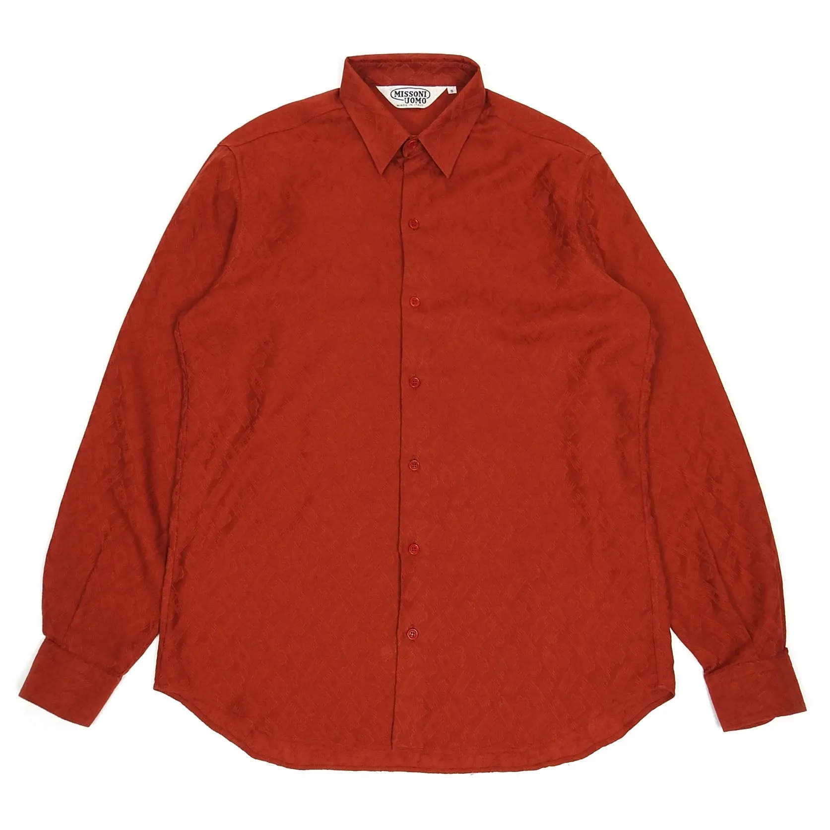 Missoni Red Pattern Shirt Size Small