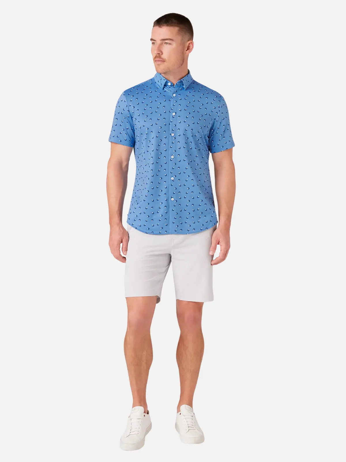 Mizzen   Main Halyard SS Dress Shirt - Provence Floral