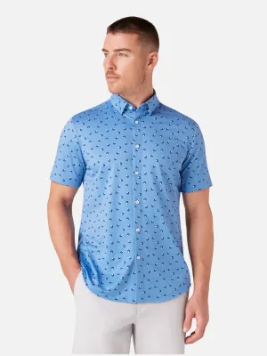 Mizzen   Main Halyard SS Dress Shirt - Provence Floral