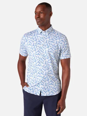 Mizzen   Main Halyard SS Dress Shirt - Provence Shell