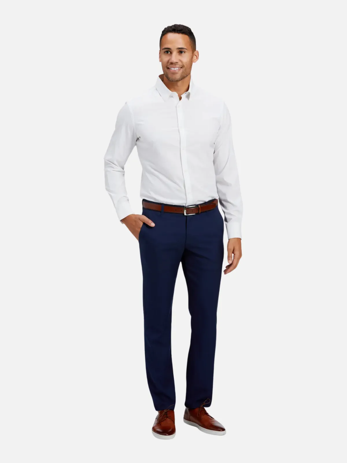 Mizzen   Main Leeward Formal Dress Shirt - White