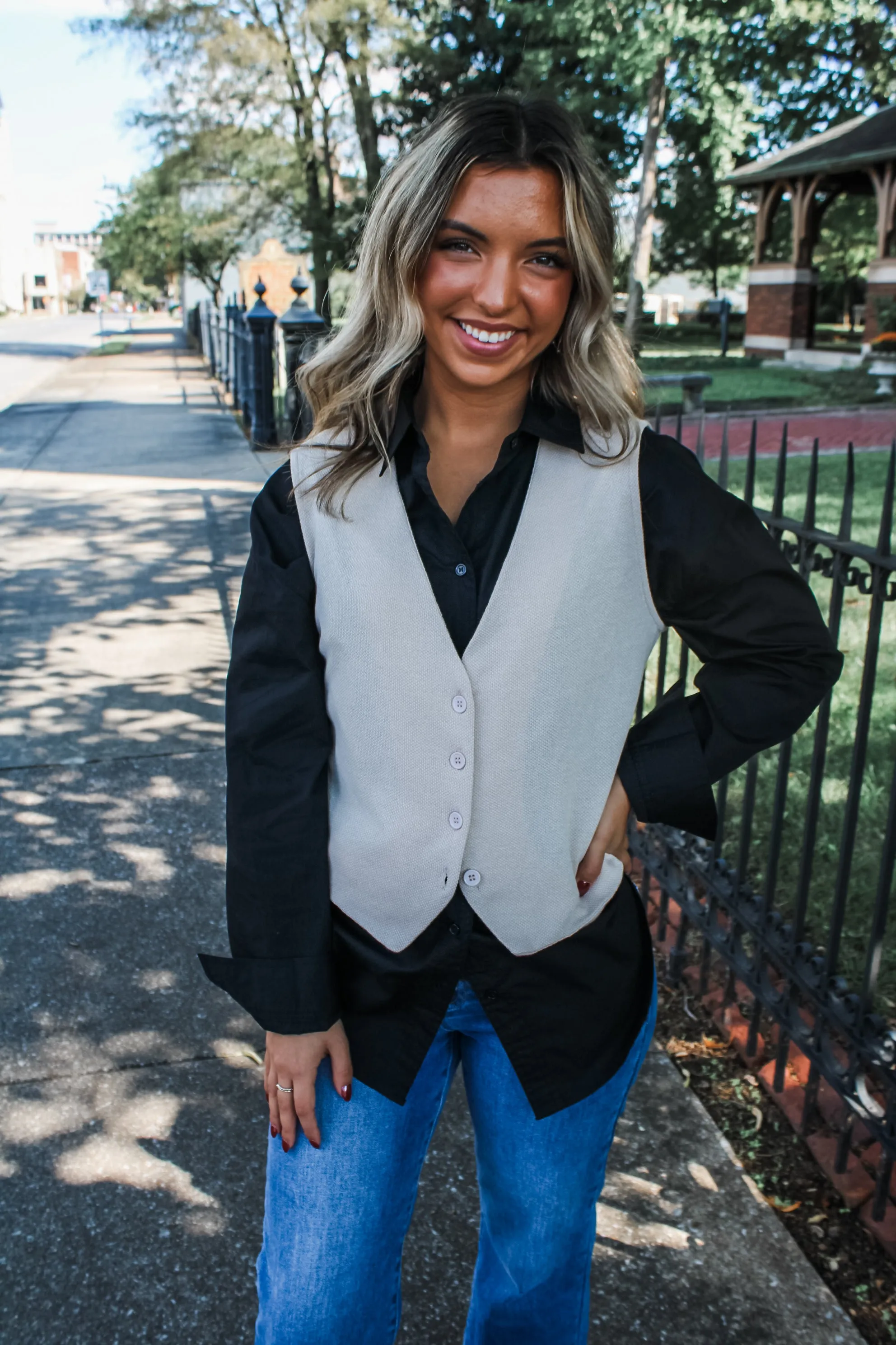 Modern Classic Button Up • Black