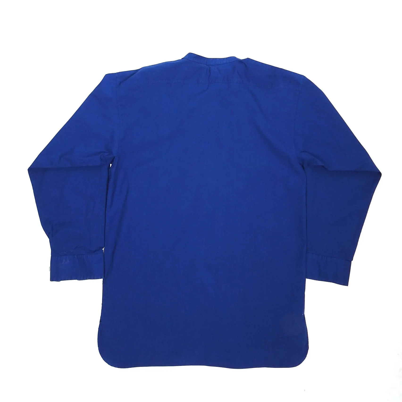 Moschino Blue Collarless Shirt Size 50