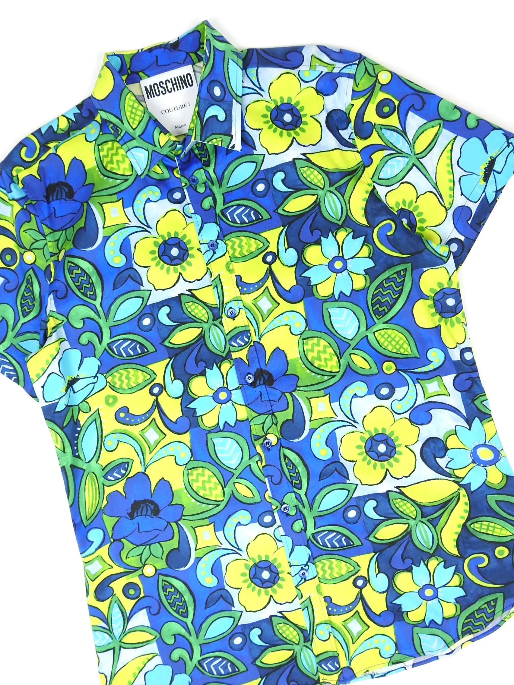 Moschino Couture Graphic SS Shirt Size 16.5