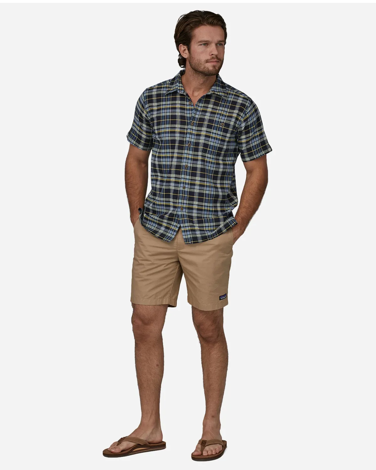 M's A/C Shirt - Paint Plaid/Tidepool Blue
