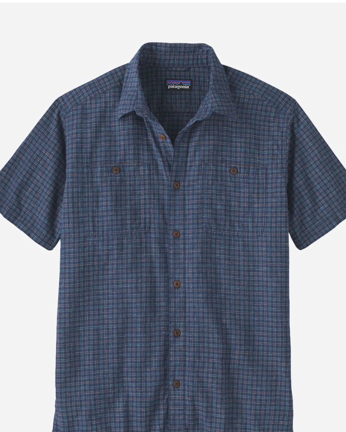 M's Back Step Shirt - Rainfall Plaid/Stone Blue