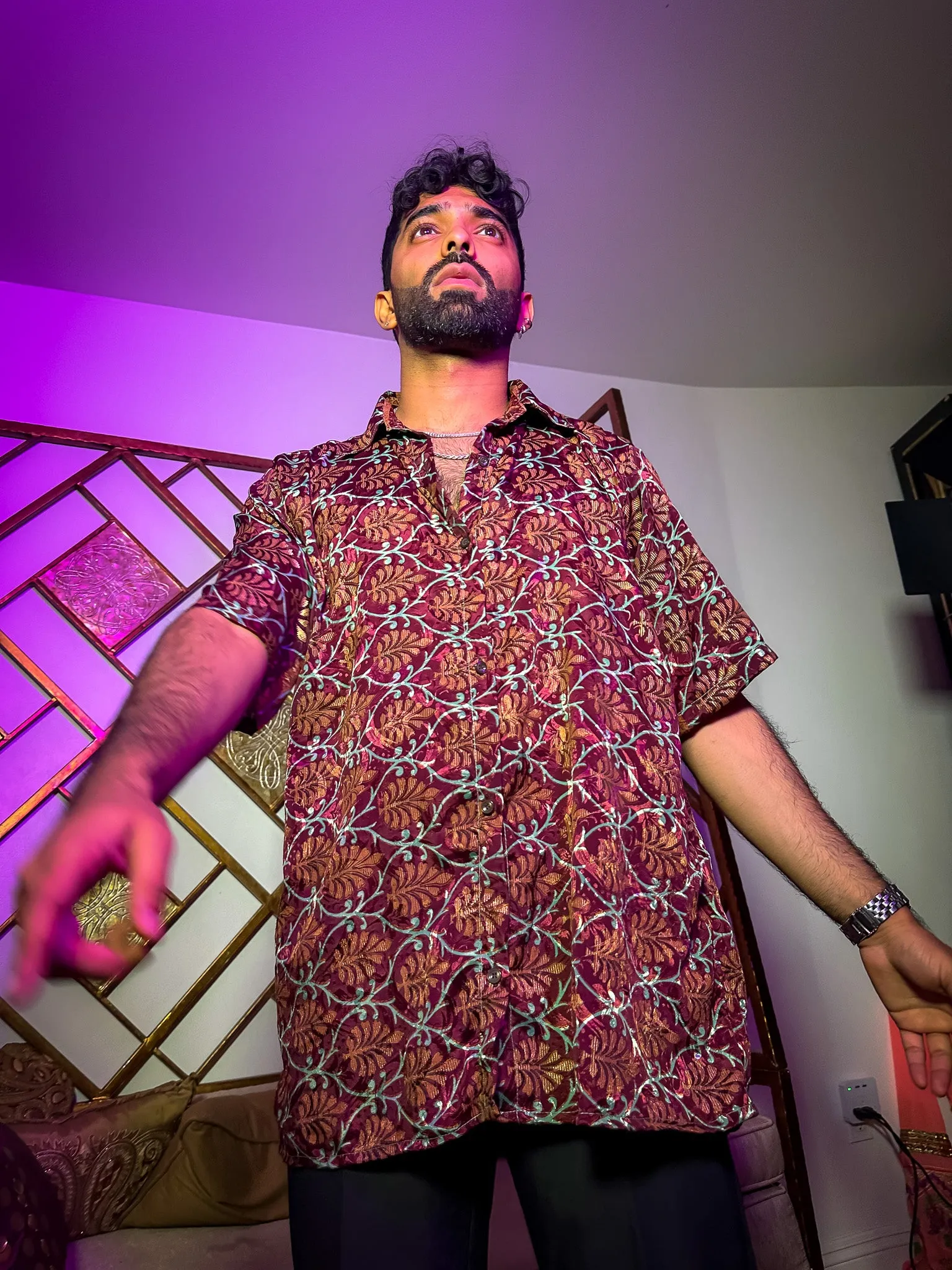 Mystic Lotus Button Up Shirt