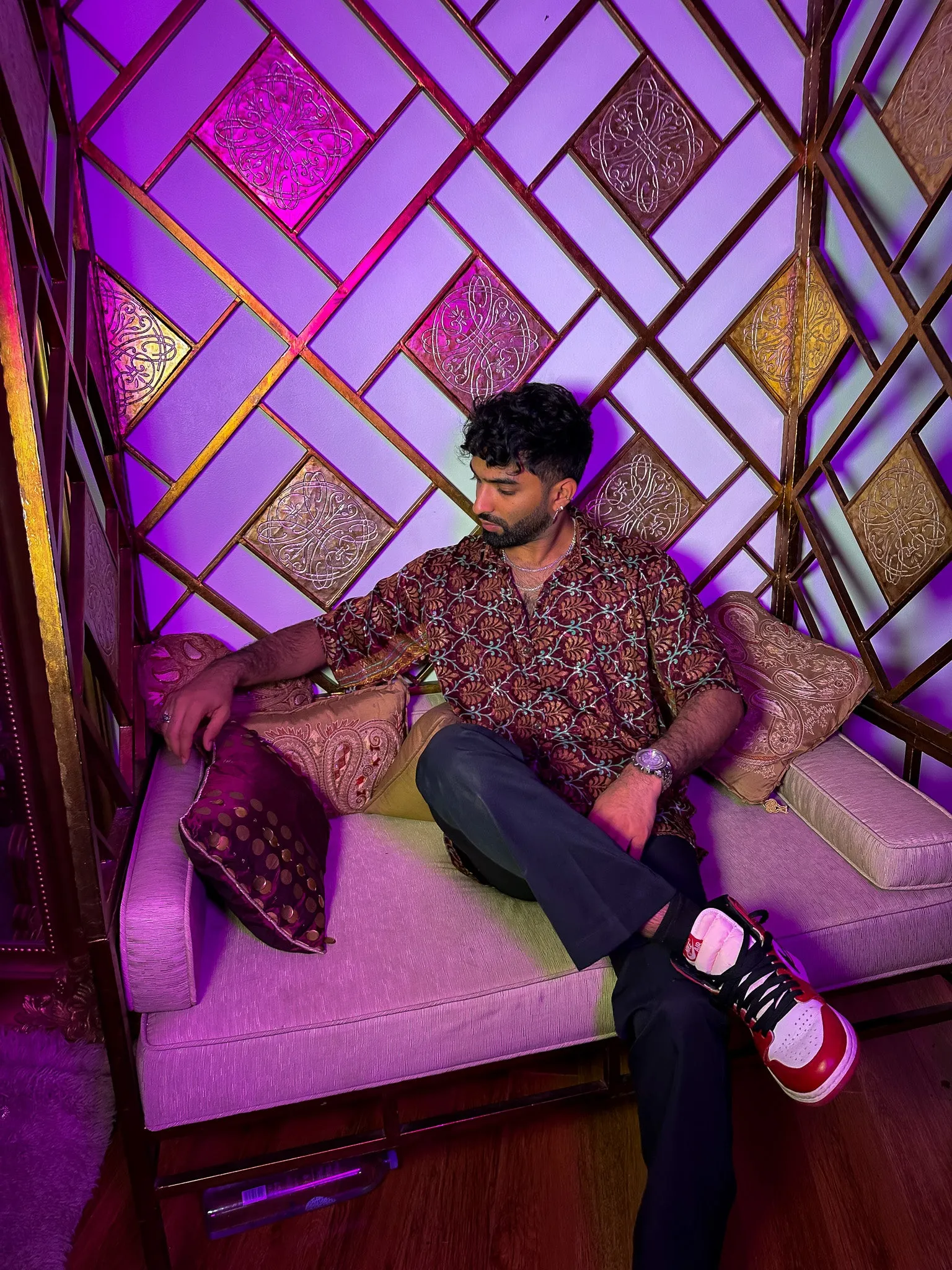 Mystic Lotus Button Up Shirt