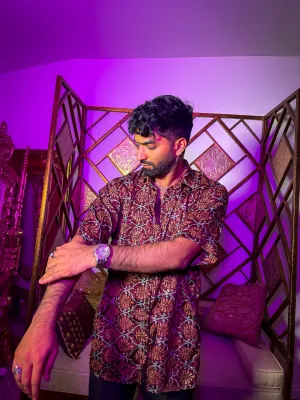 Mystic Lotus Button Up Shirt