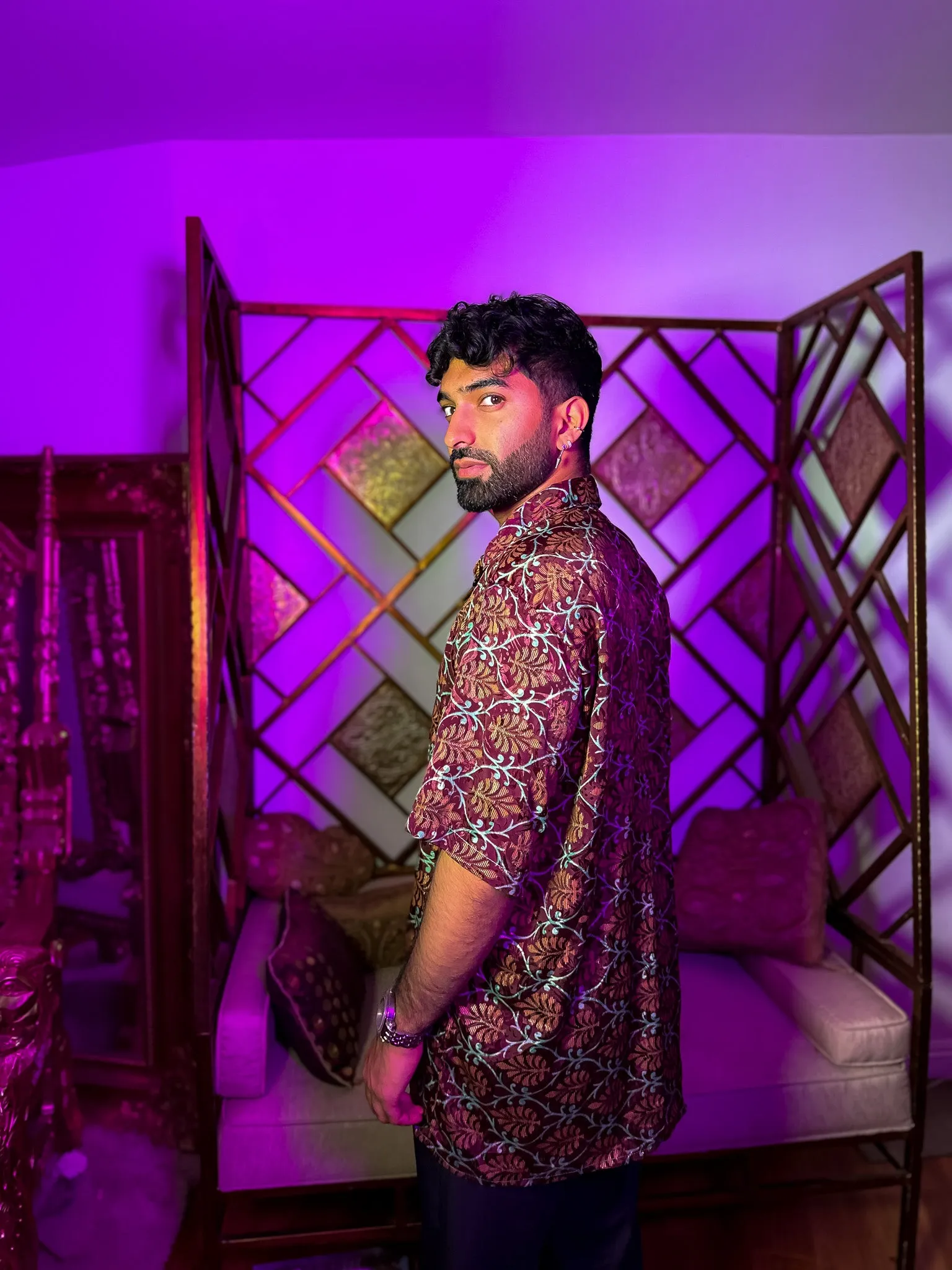 Mystic Lotus Button Up Shirt