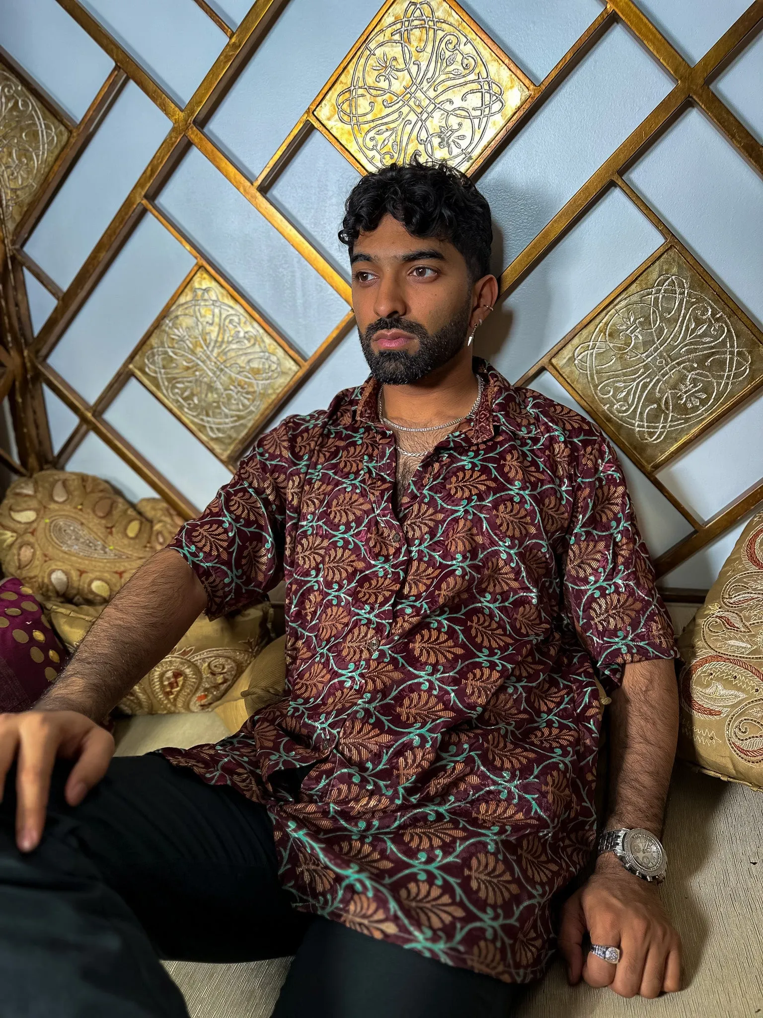 Mystic Lotus Button Up Shirt