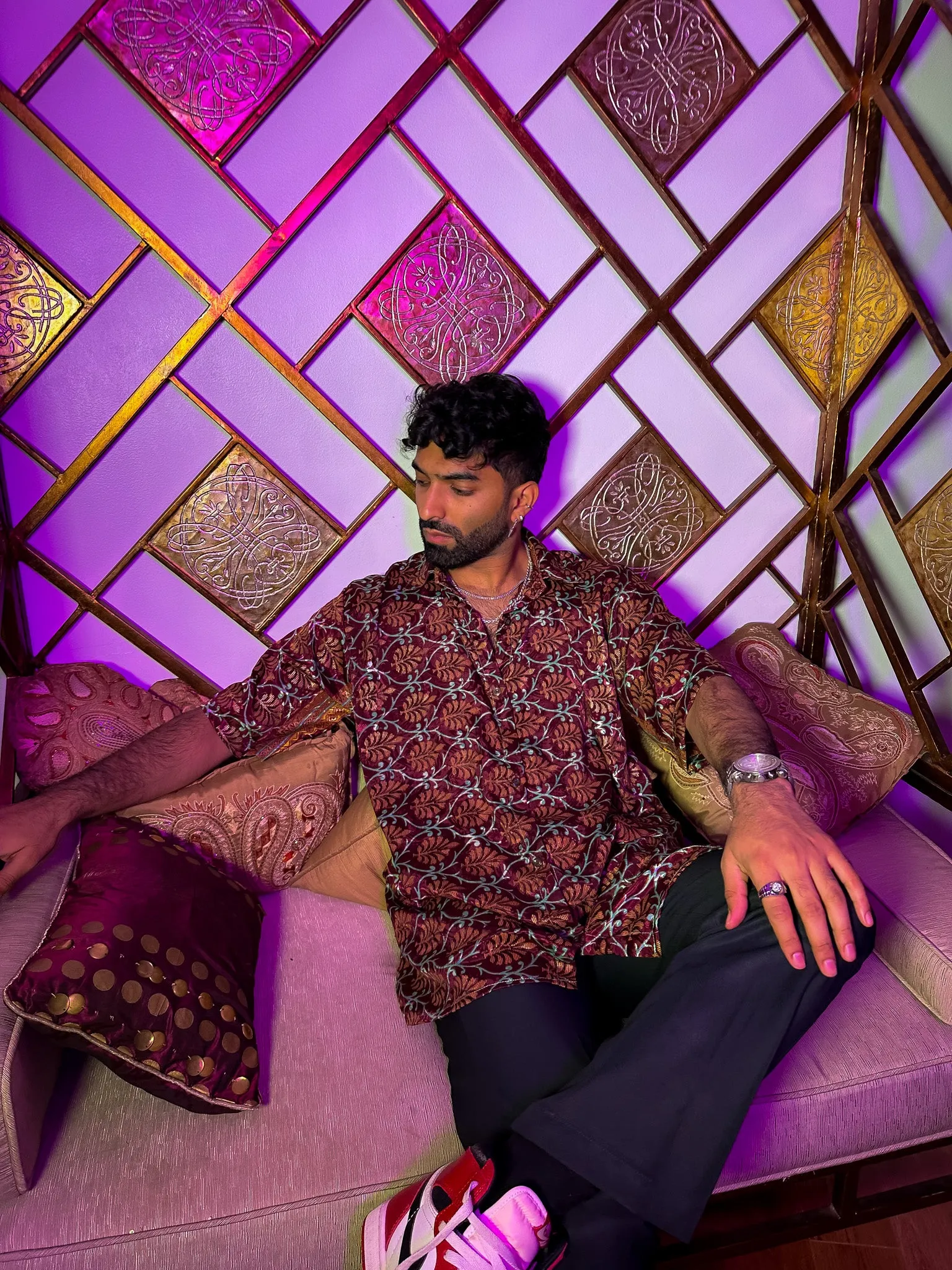 Mystic Lotus Button Up Shirt