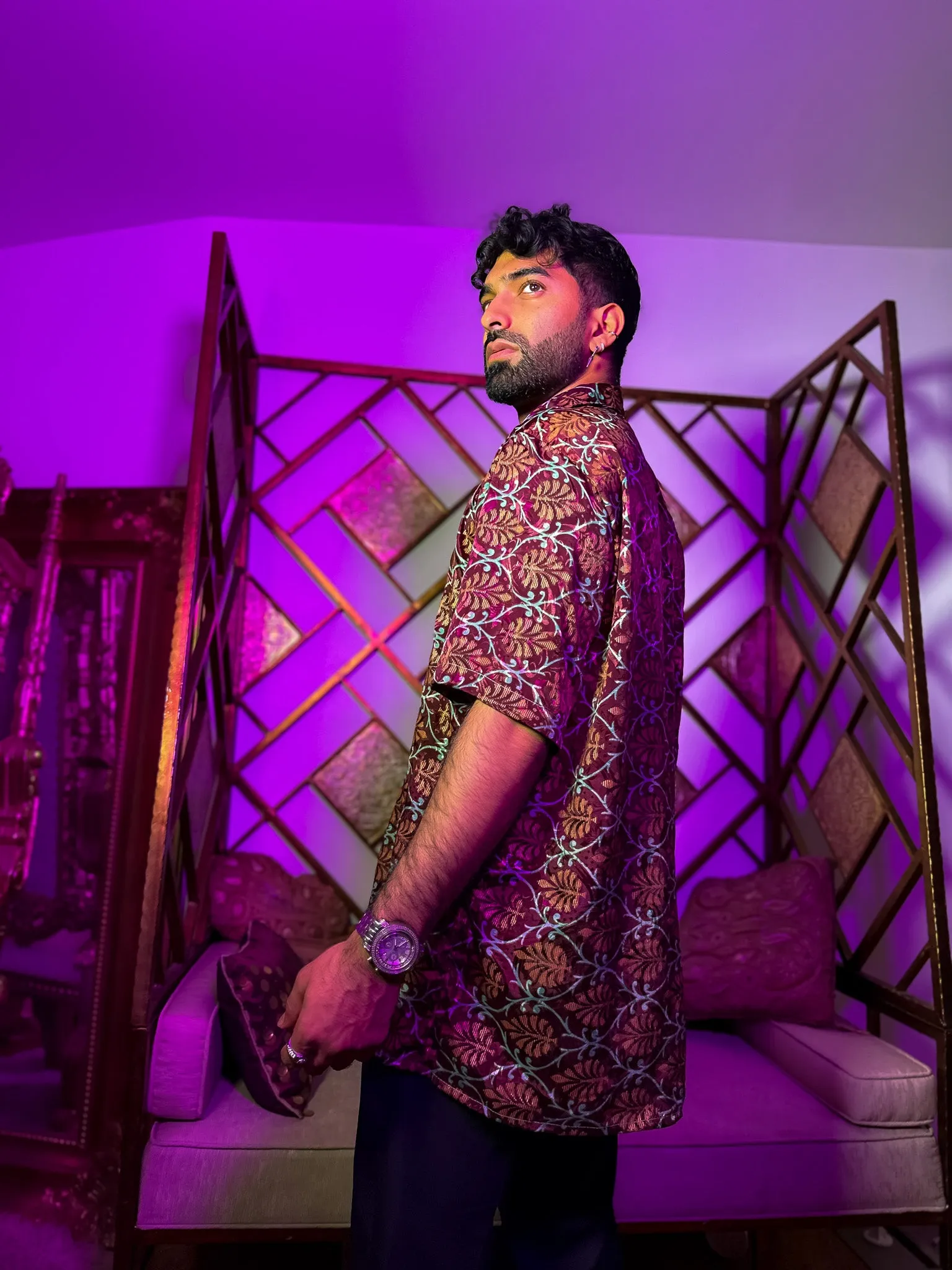Mystic Lotus Button Up Shirt