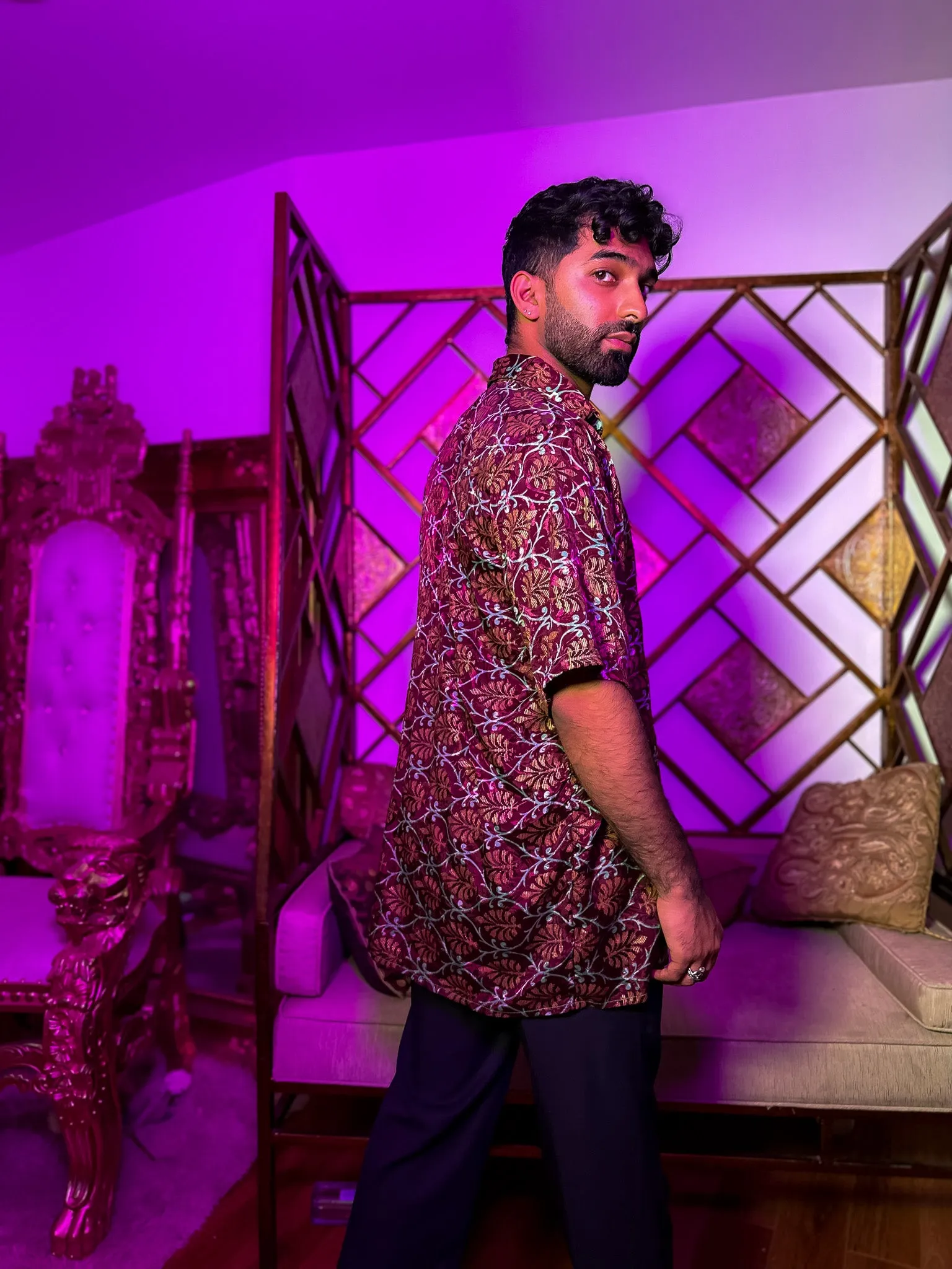 Mystic Lotus Button Up Shirt