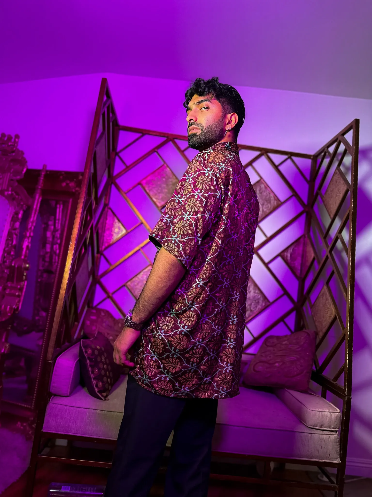 Mystic Lotus Button Up Shirt