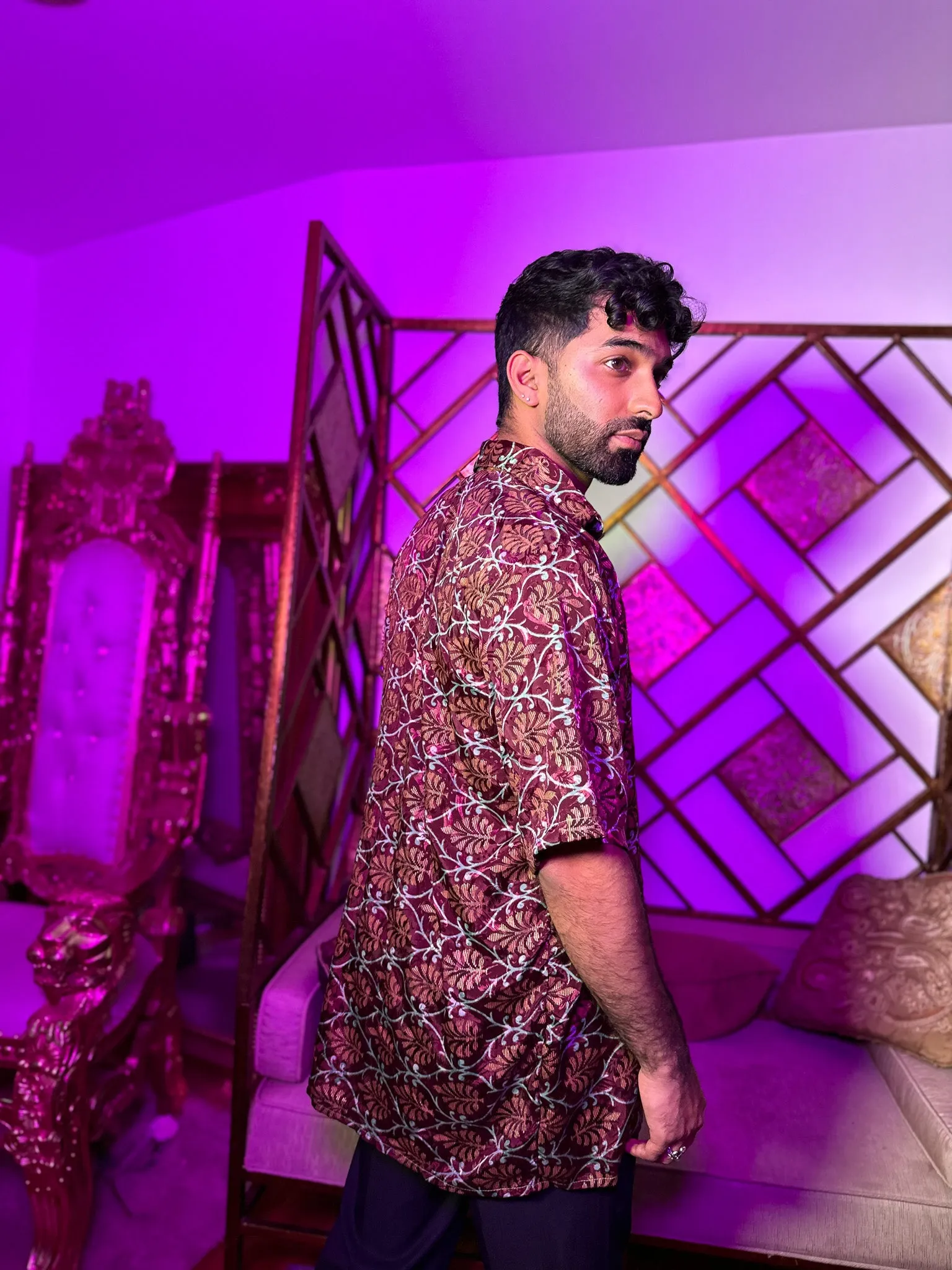 Mystic Lotus Button Up Shirt