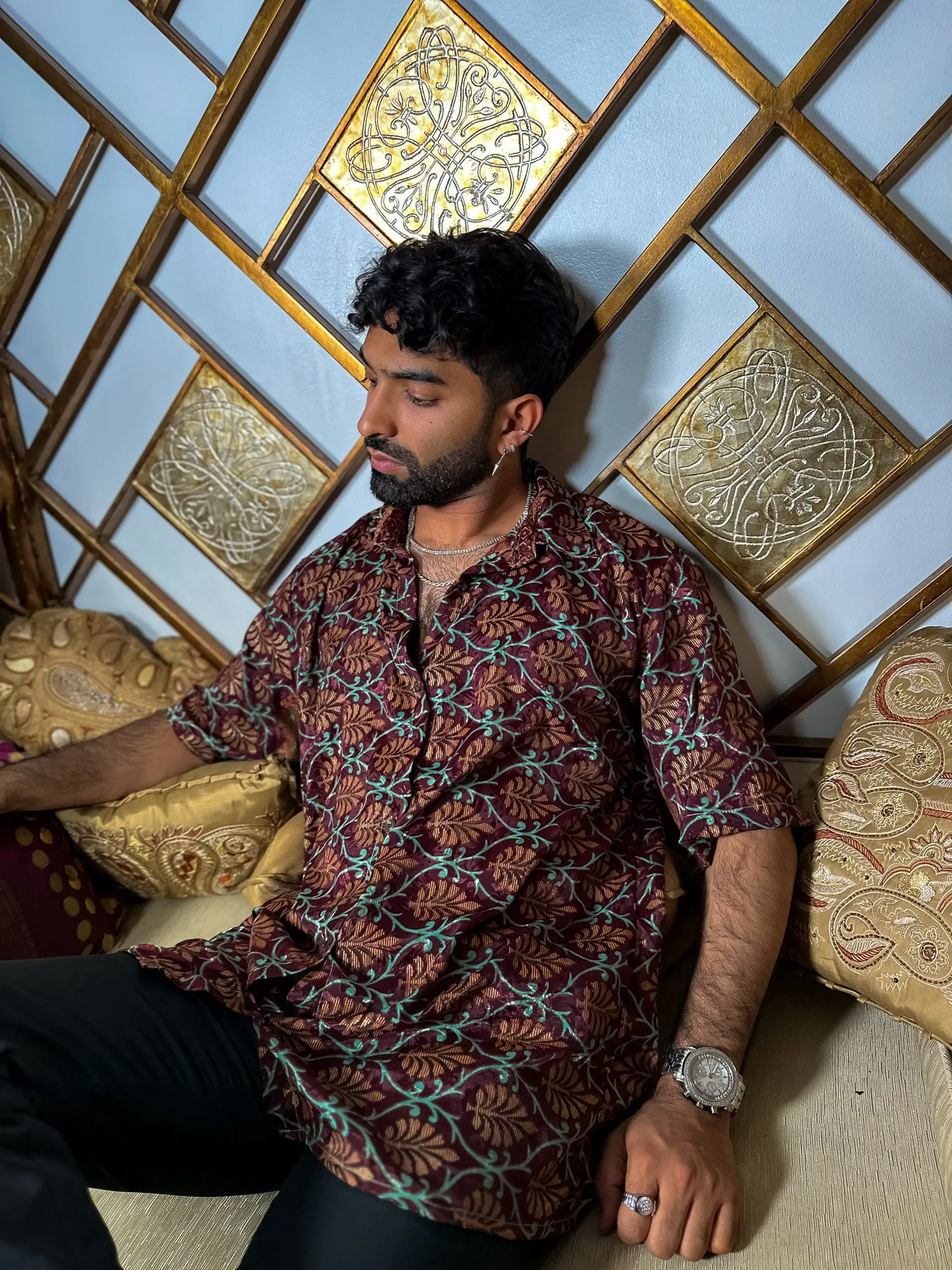 Mystic Lotus Button Up Shirt