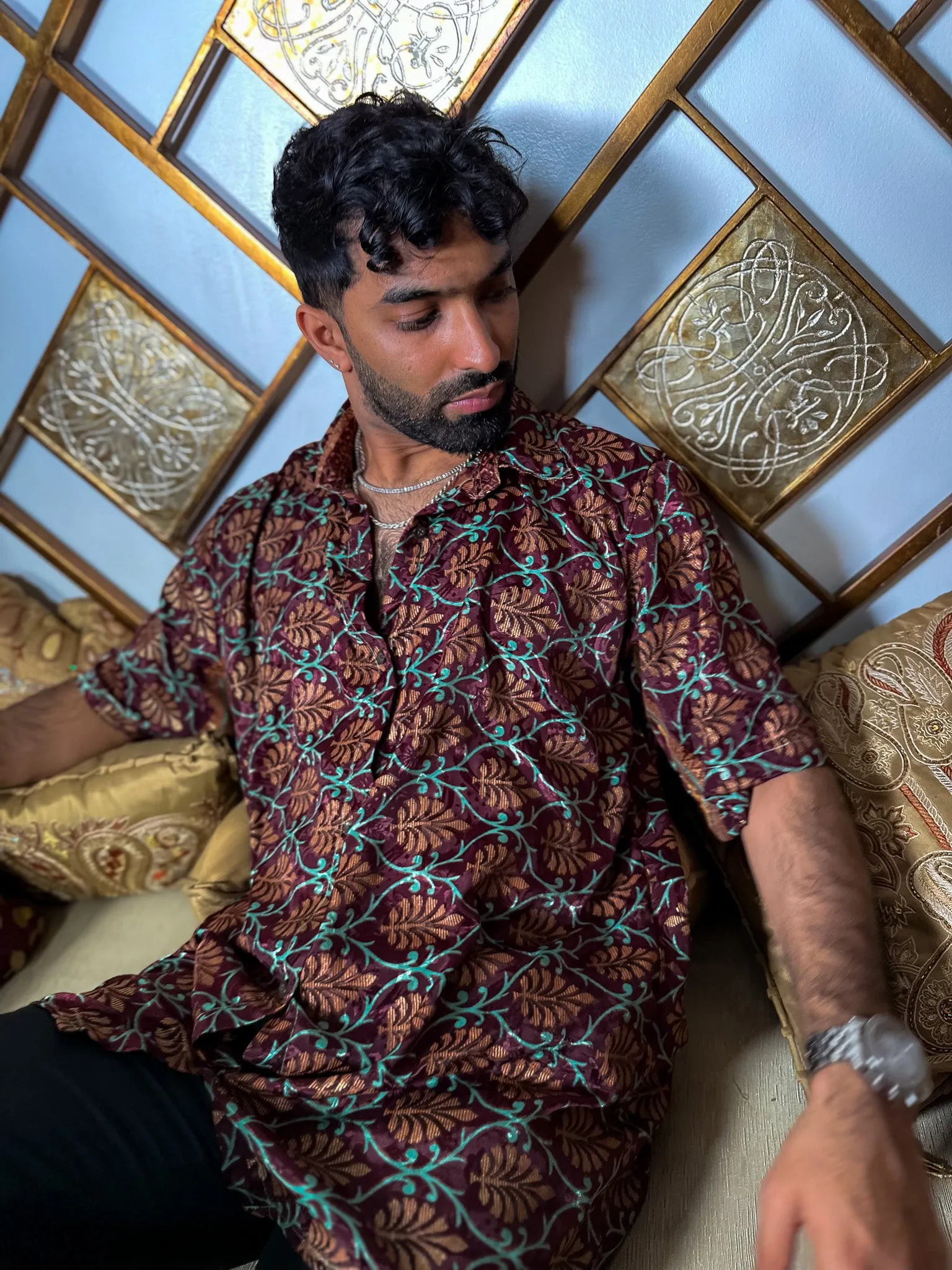 Mystic Lotus Button Up Shirt