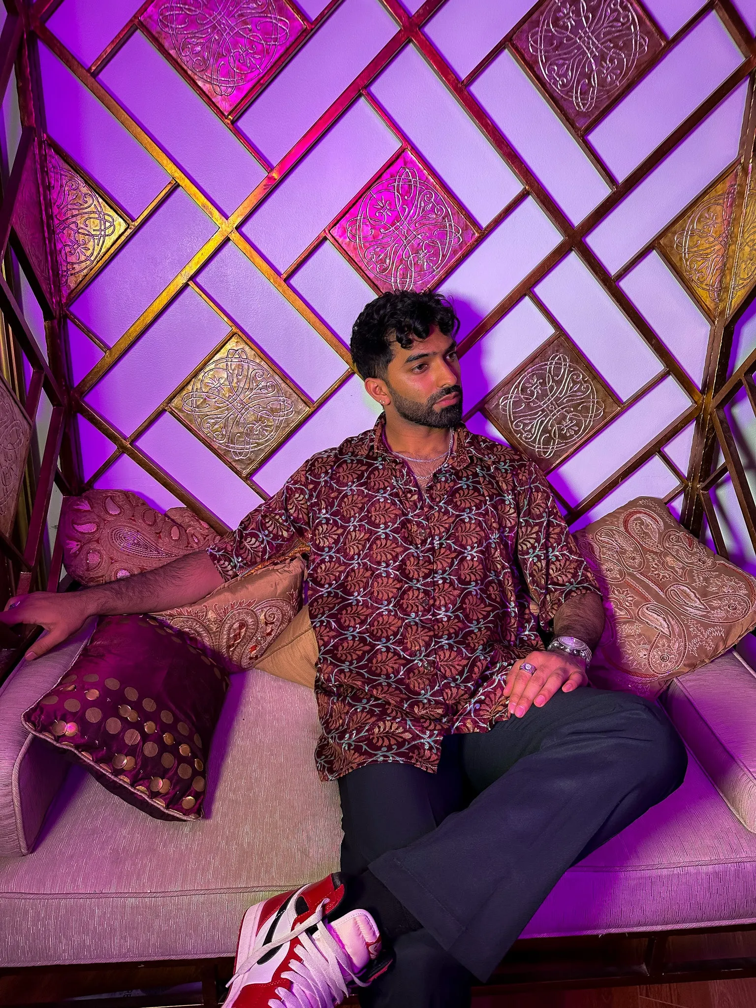 Mystic Lotus Button Up Shirt