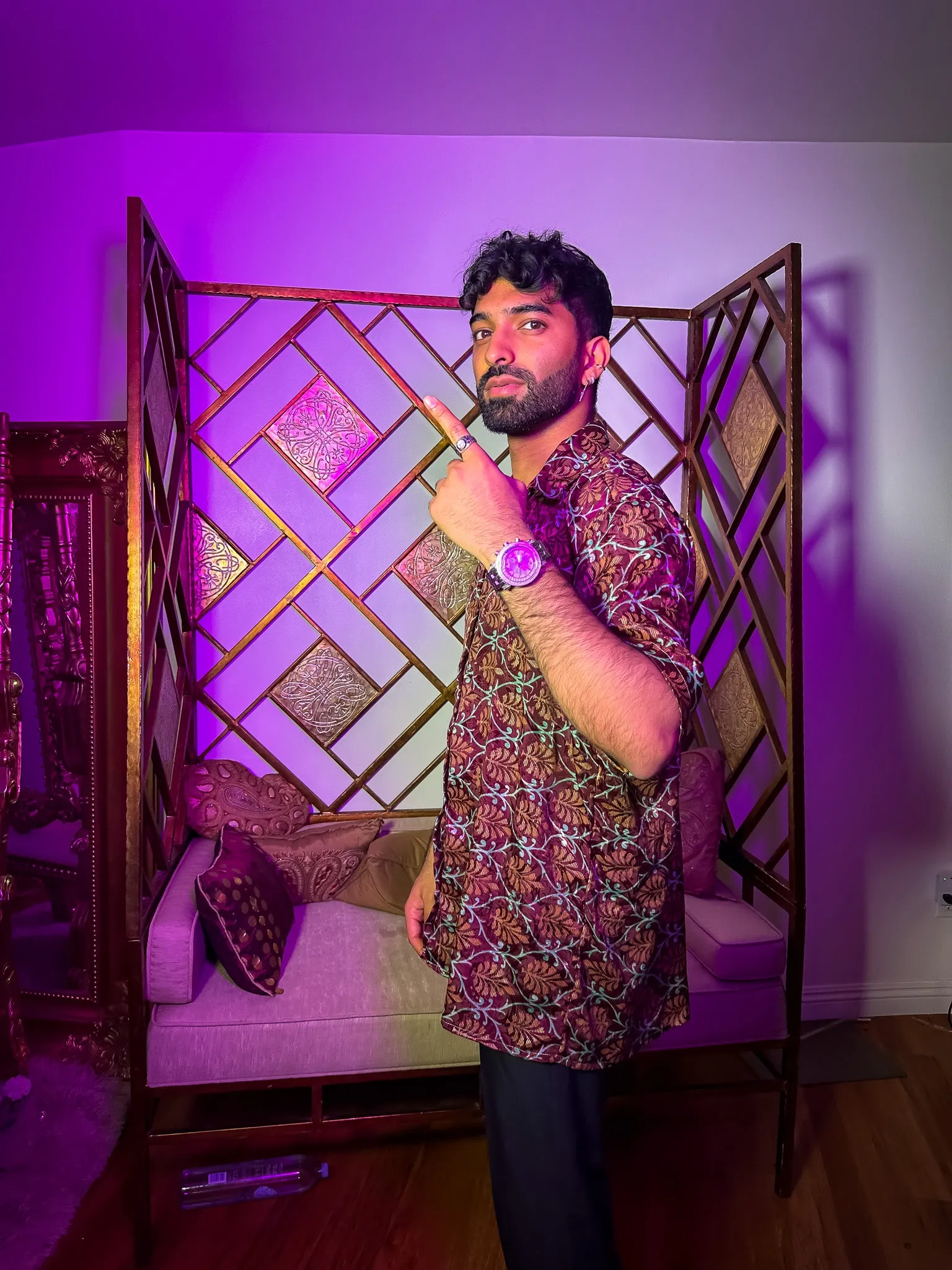 Mystic Lotus Button Up Shirt