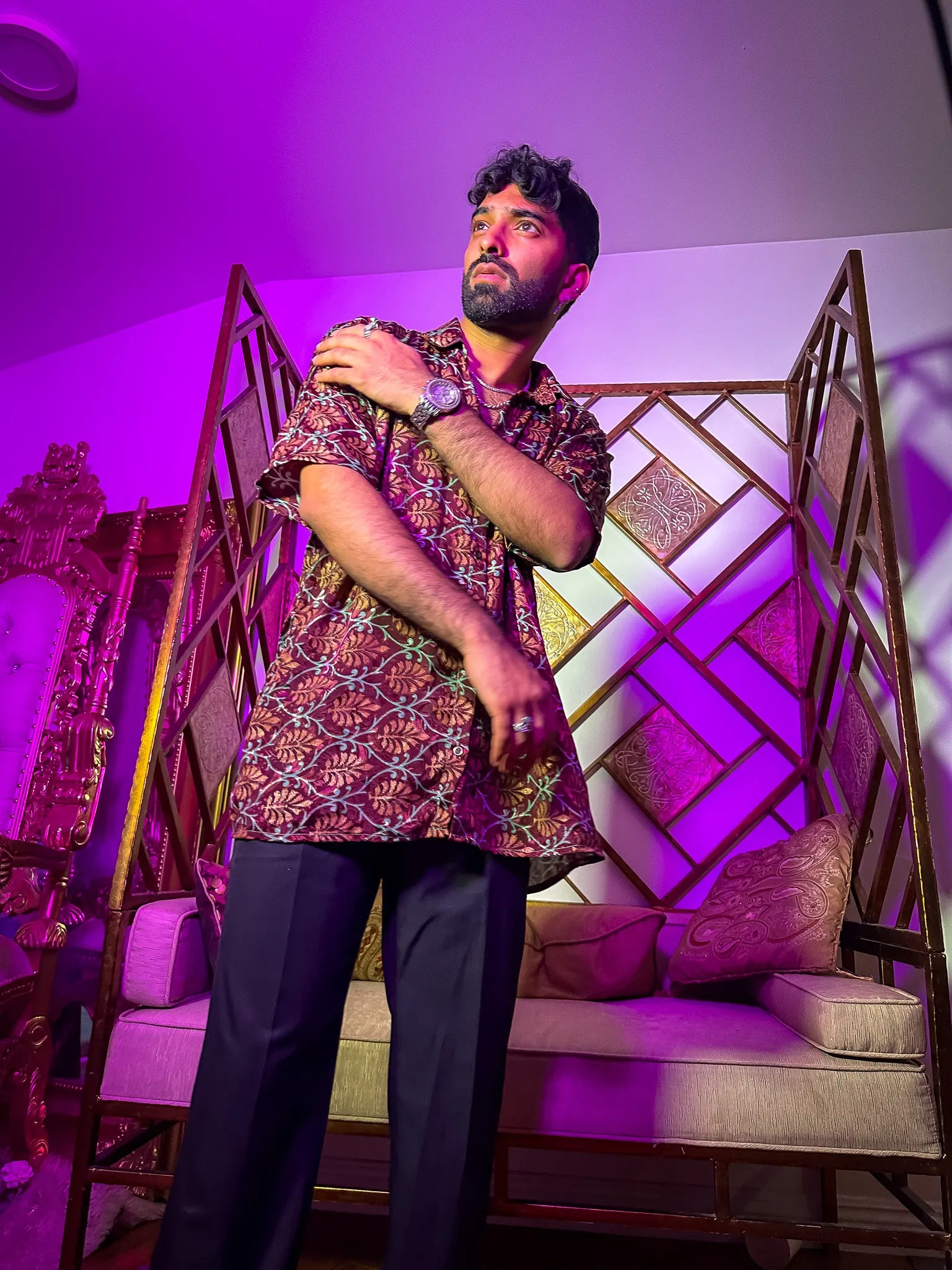 Mystic Lotus Button Up Shirt